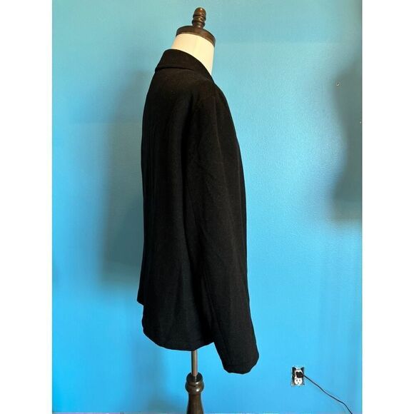 Men's IKE Behar Jacket 95% Wool 5% Nylon 2 Pockets Fully Lined Heather Black L - Picture 3 of 7